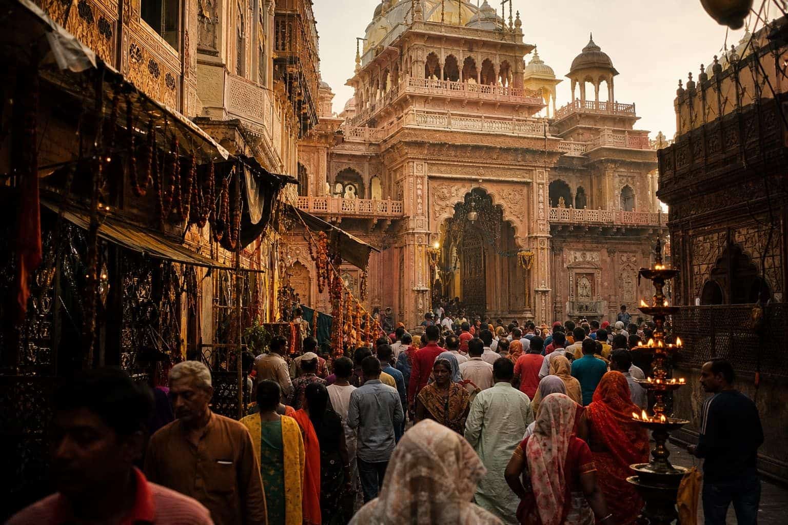 Bankey Bihari Mandir in Vrindavan