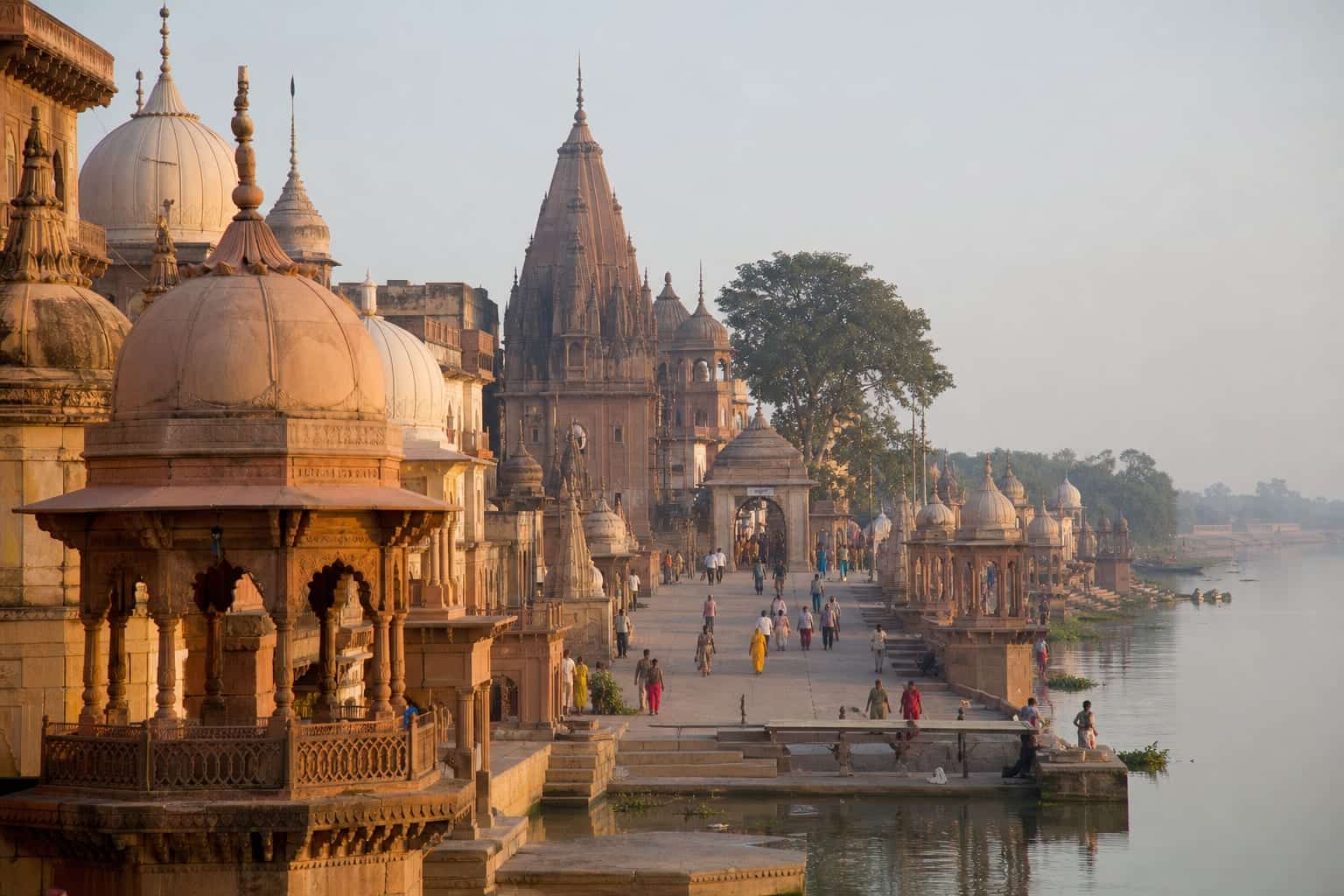 Temple ghats on the Mathura–Vrindavan circuit