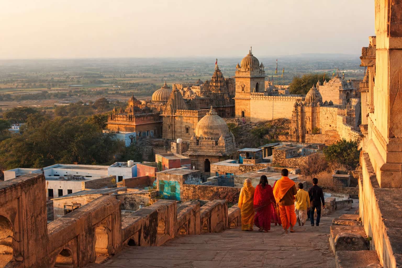 Historic temple town of Nandgaon