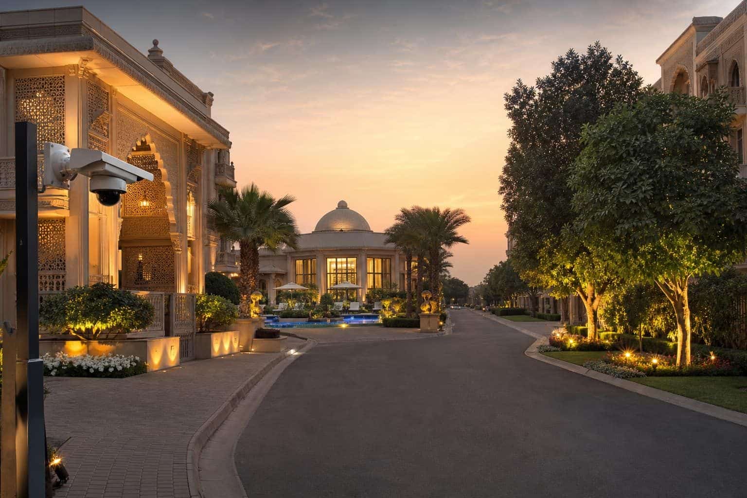 Gated luxury residential community