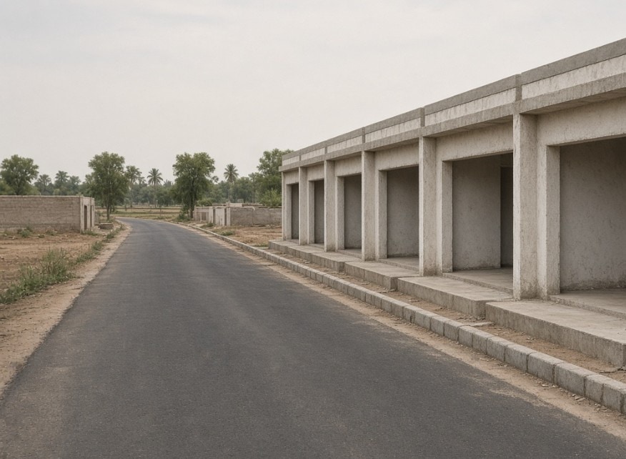 Commercial shop plots at Lalita Kunj