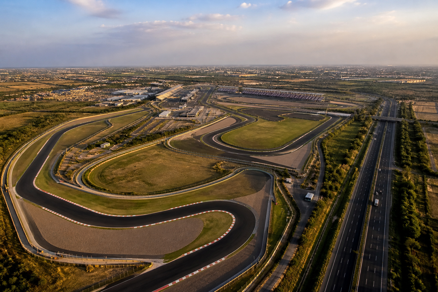 Racing circuit on the Yamuna Expressway belt